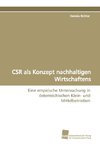 CSR als Konzept nachhaltigen Wirtschaftens