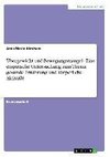 Übergewicht und Bewegungsmangel - Eine empirische Untersuchung zum Thema gesunde Ernährung und körperliche Aktivität