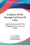 A History Of The Borough And Town Of Calne