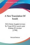 A New Translation Of Isaiah