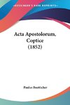 Acta Apostolorum, Coptice (1852)