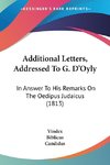 Additional Letters, Addressed To G. D'Oyly