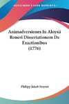 Animadversiones In Aloysii Roneri Dissertationem De Exactionibus (1776)