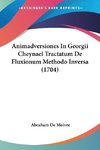 Animadversiones In Georgii Cheynaei Tractatum De Fluxionum Methodo Inversa (1704)