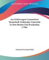 Aus Erfahrungen Gesammleter Theoretisch-Praktischer Unterricht In Dem Strafen Und Bruckenbau (1786)