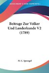 Beitrage Zur Volker Und Landerkunde V2 (1789)