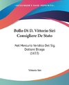 Bollo Di D. Vittorio Siri Consigliere De Stato