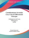 Considerationes Secundae Circa Calculi Differentialis Principia