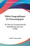 Tables Geographiques Et Chronologiques