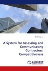 A System for Assessing and Communicating Contractors' Competitiveness