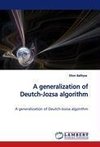 A generalization of Deutch-Jozsa algorithm