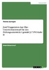 Josef Guggenmos: Aus Glas - Unterrichtsentwurf für den Prüfungsunterricht I gemäß §17 PVO-Lehr II