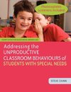 Addressing the Unproductive Classroom Behaviours of Students with Special Needs