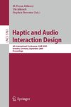 Haptic and Audio Interaction Design