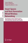 Smart Spaces and Next Generation Wired/Wireless Networking