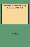 Marriages of Sumner County, Tennessee, 1787-1838