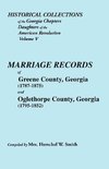 Historical Collections of the Georgia Chapters Daughters of the American Revolution. Vol. 5