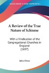 A Review of the True Nature of Schisme