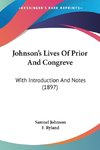Johnson's Lives Of Prior And Congreve