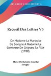 Recueil Des Lettres V5