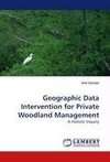 Geographic Data Intervention for Private Woodland Management