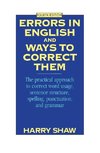 Errors in English and Ways to Correct Them