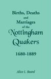 Births, Deaths and Marriages of the Nottingham Quakers, 1680-1889