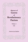 Abstract of Graves of Revolutionary Patriots