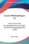 Lecons Philosophiques V2