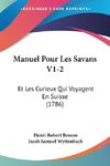 Manuel Pour Les Savans V1-2