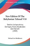 New Edition Of The Babylonian Talmud V10