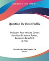 Question De Droit Public