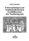 Untersuchungen zur rumäniendeutschen Erzählliteratur der Nachkriegszeit