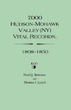 7,000 Hudson-Mohawk Valley (NY) Vital Records, 1808-1850