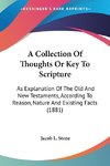 A Collection Of Thoughts Or Key To Scripture