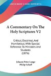 A Commentary On The Holy Scriptures V2