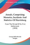 Annals, Comprising Memoirs, Incidents And Statistics Of Harrisburg