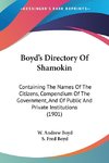 Boyd's Directory Of Shamokin