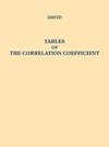 Tables of the Ordinates and Probability Integral of the Distribution of the Correlation Coefficient in Small Samples