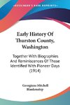 Early History Of Thurston County, Washington