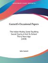 Garnett's Occasional Papers