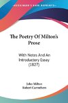 The Poetry Of Milton's Prose