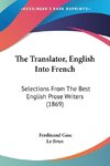 The Translator, English Into French