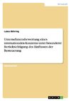 Unternehmensbewertung eines internationalen Konzerns unter besonderer Berücksichtigung des Einflusses der Besteuerung