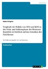 Vergleich der Politik von SPD und KPD in der Früh- und Schlussphase der Weimarer Republik im Hinblick auf das Erstarken des Faschismus