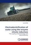 Electrodenitrification of water using the enzyme nitrate reductase