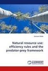 Natural resource use: efficiency rules and the predator-prey framework