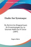 Etudes Sur Symmaque