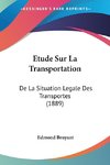 Etude Sur La Transportation