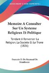 Memoire A Consulter Sur Un Systeme Religieux Et Politique